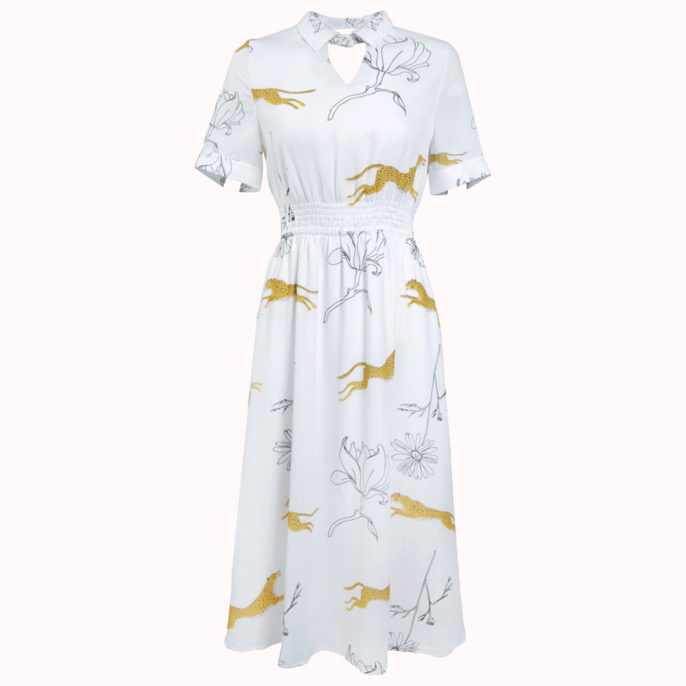 Leopard Keyhole Dress